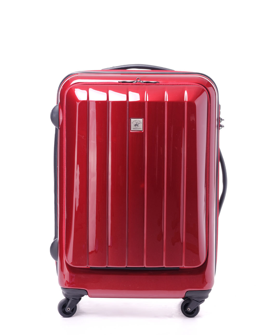 比华利保罗beverly hills polo club箱包女款19寸酒红色pc高端镜面