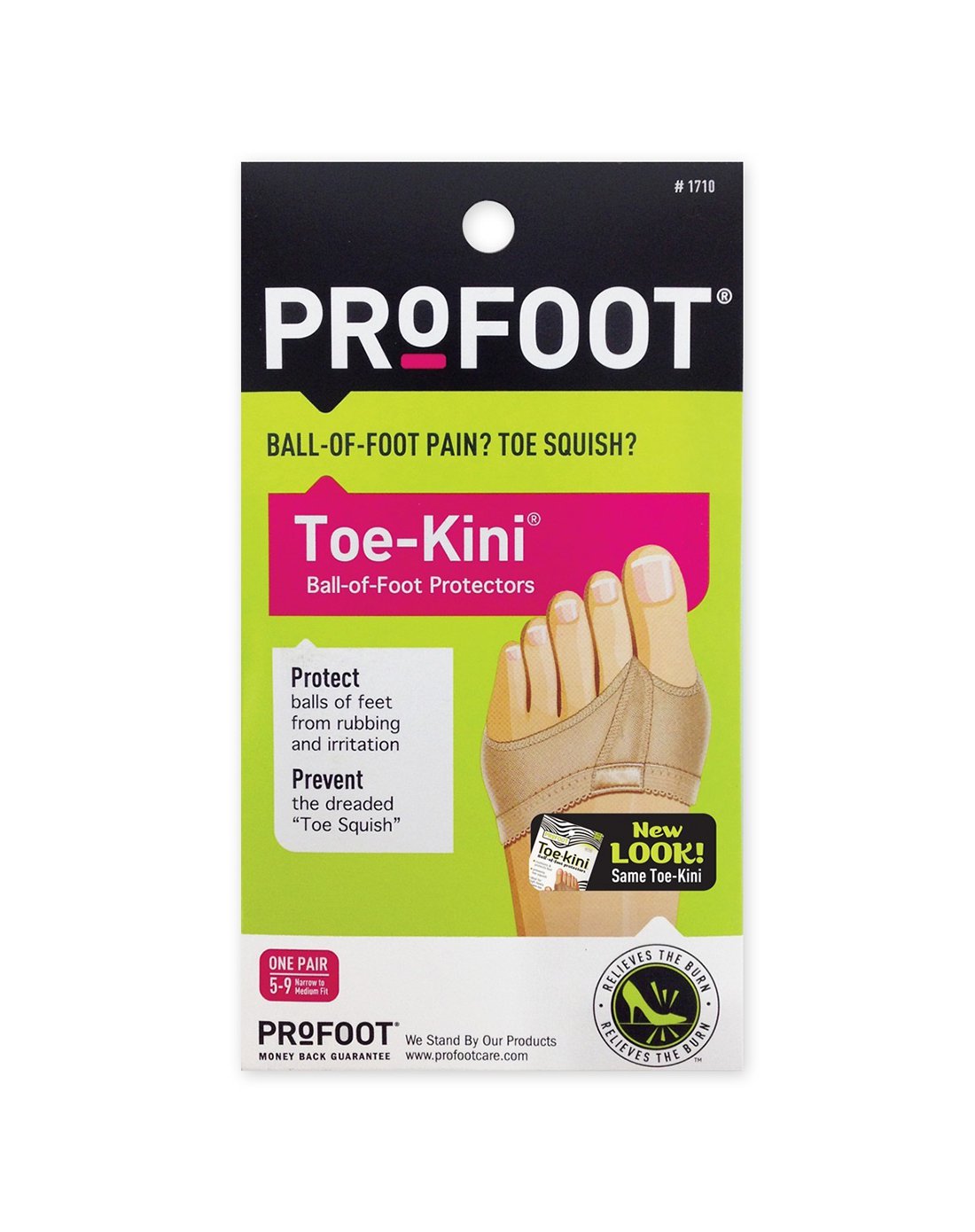 美国profoot 舒适防痛防滑前掌护垫