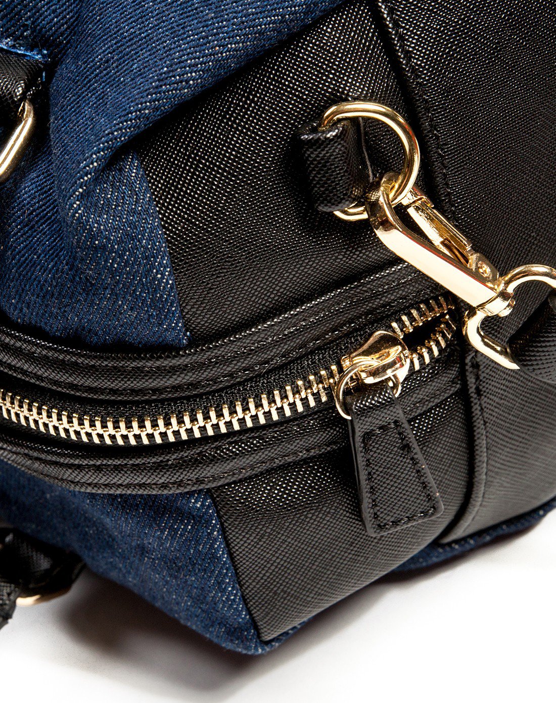 lola 大款牛仔小鸟刺绣元素 手拿包/单肩包