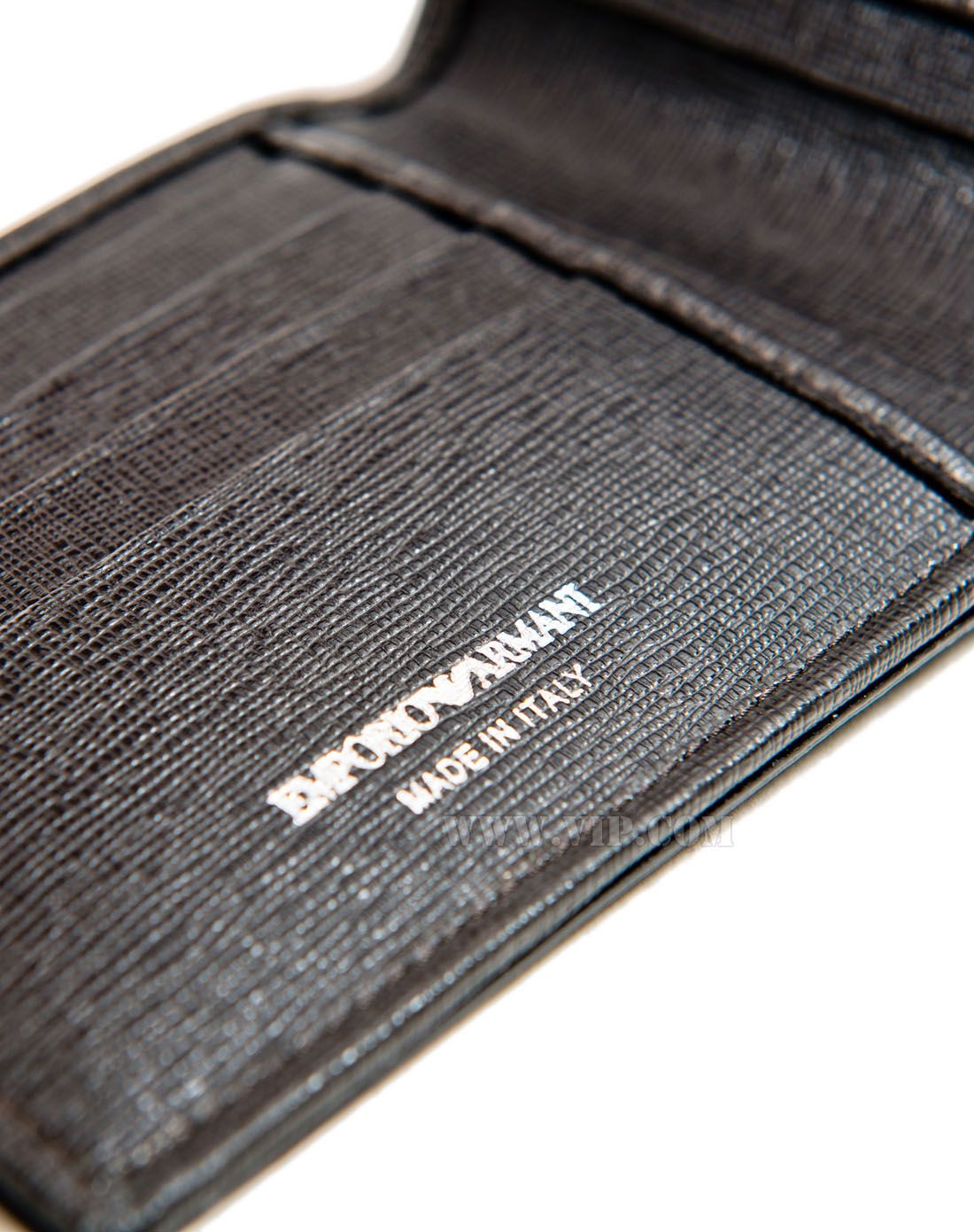 > emporio armani 男士经典logo印花短款钱包