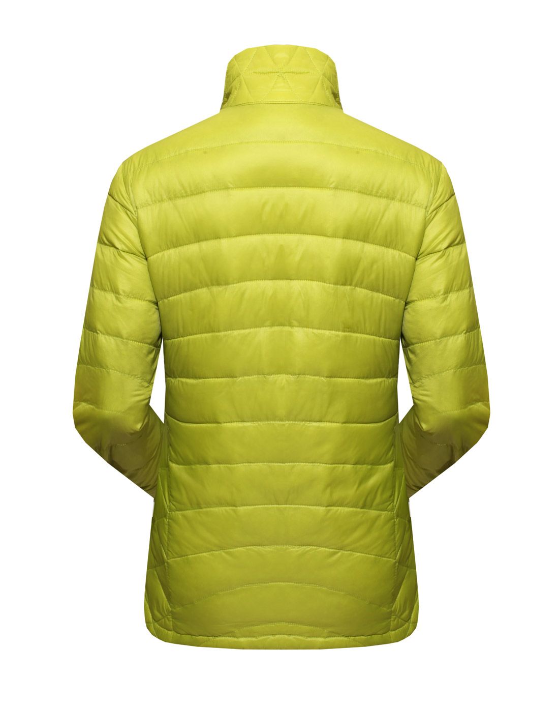 宝美beaume 可收纳 女款草绿色羽绒服 轻薄休闲保暖