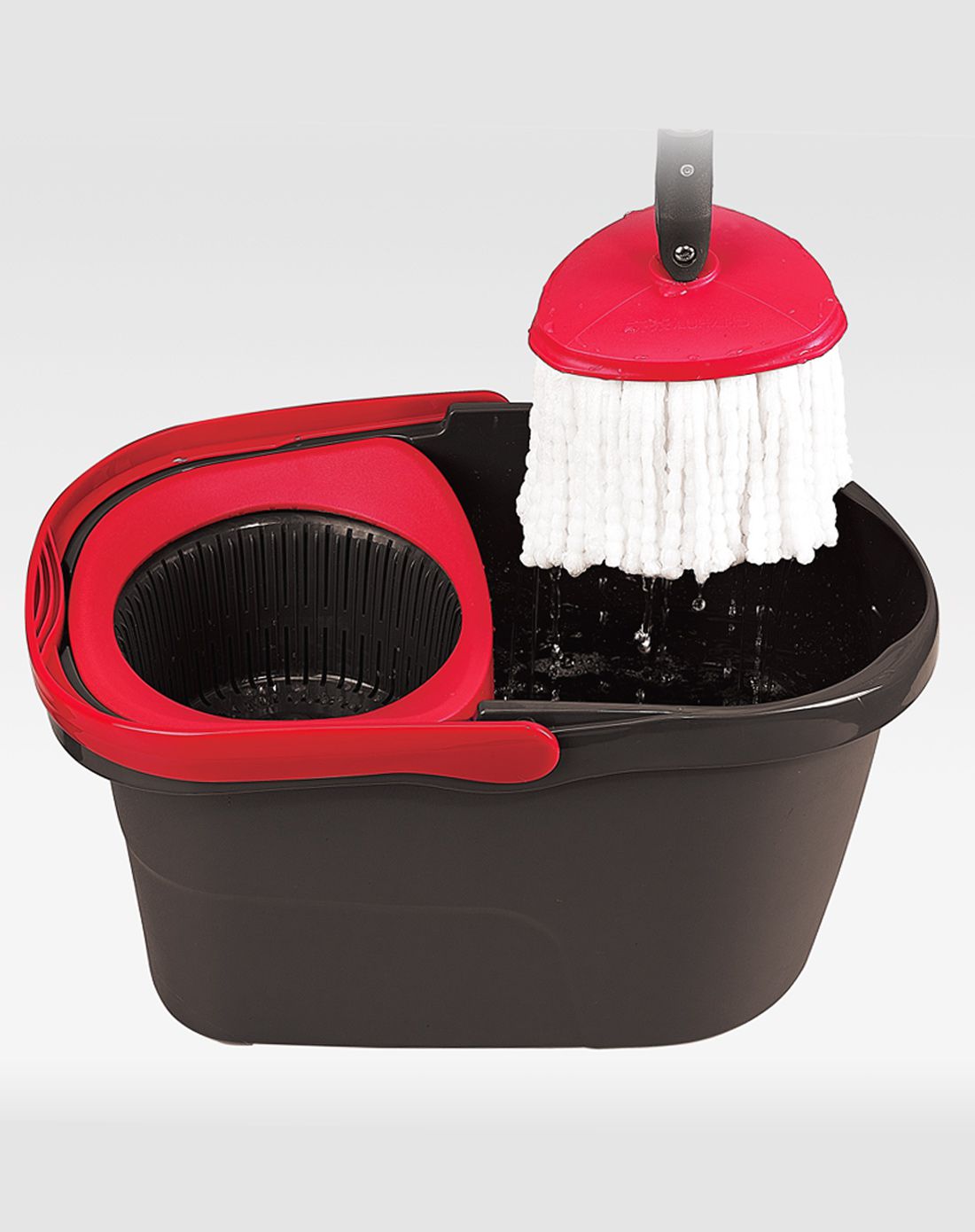 茶花旋转拖把自动甩干拖桶送拖头