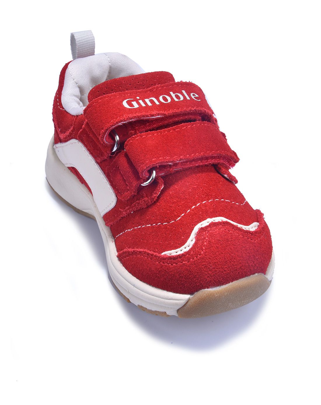 基诺浦轻便保温学步鞋342红色