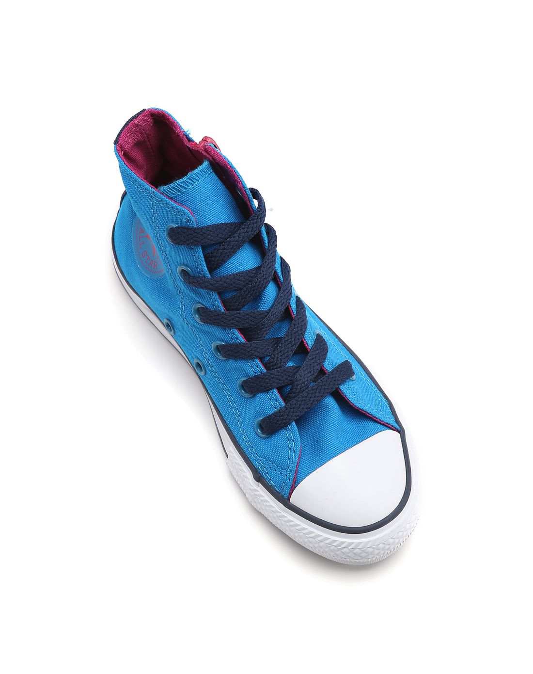 chuck taylor all star 中性童款蓝绿色高帮帆布鞋
