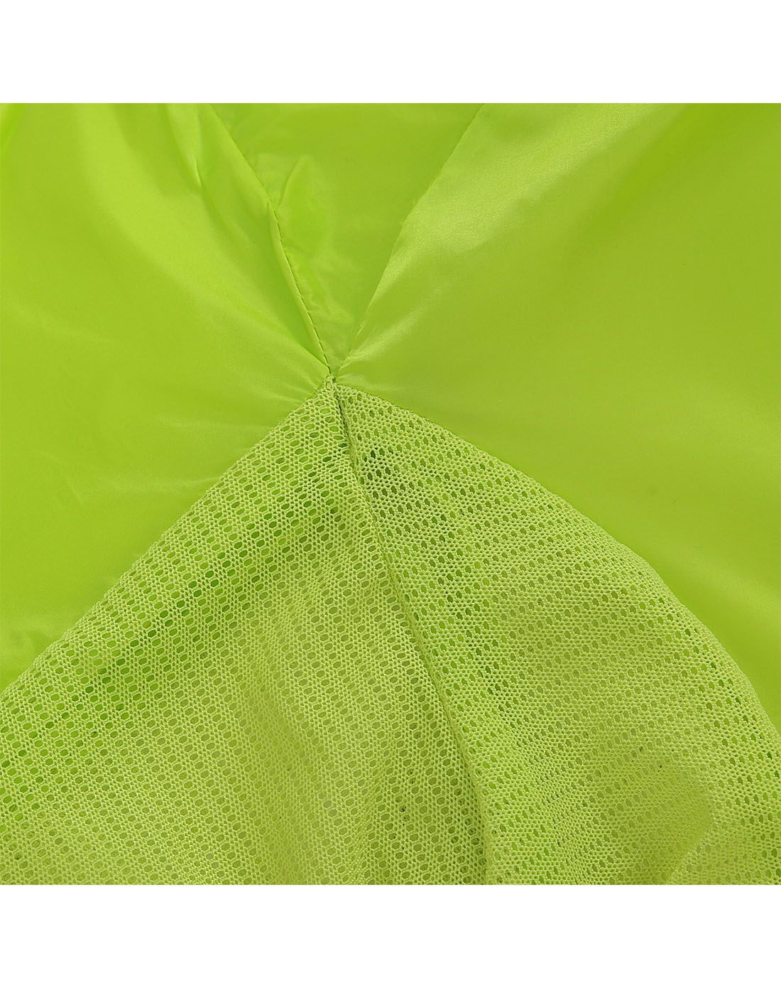 轻薄透气 女童荧绿连帽皮肤衣 面料环保舒适