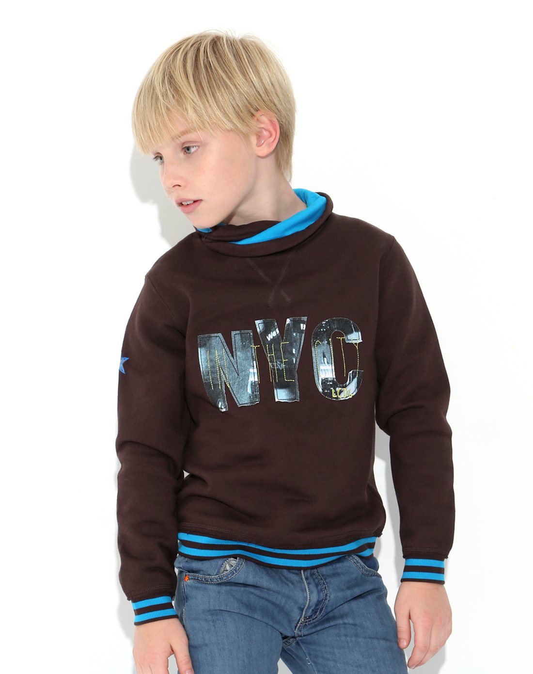 法国lcdp(petits)高端童装服饰专场petits 男童卫衣美啡aeh15h5590029