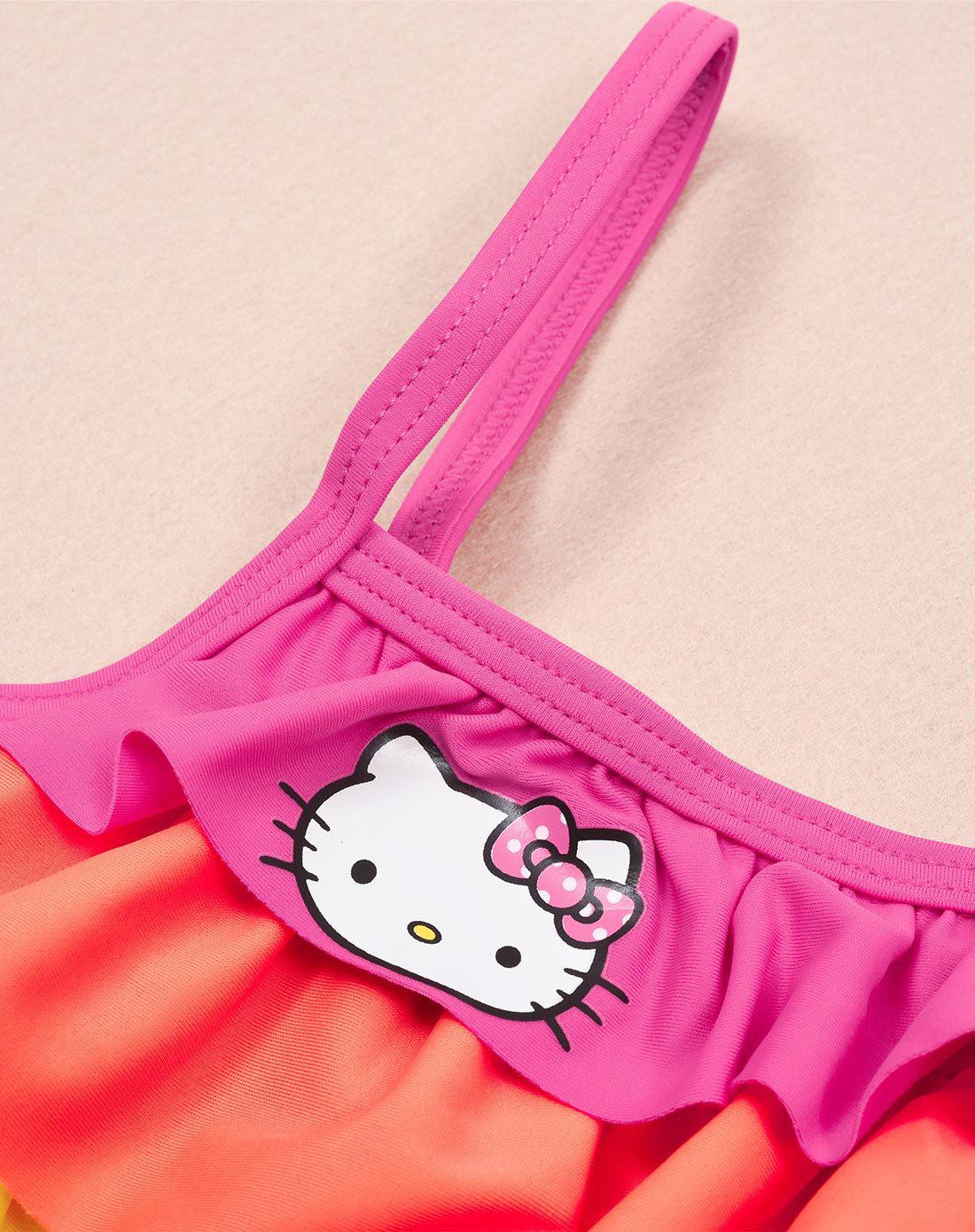 hello kitty亲子装儿童泳衣