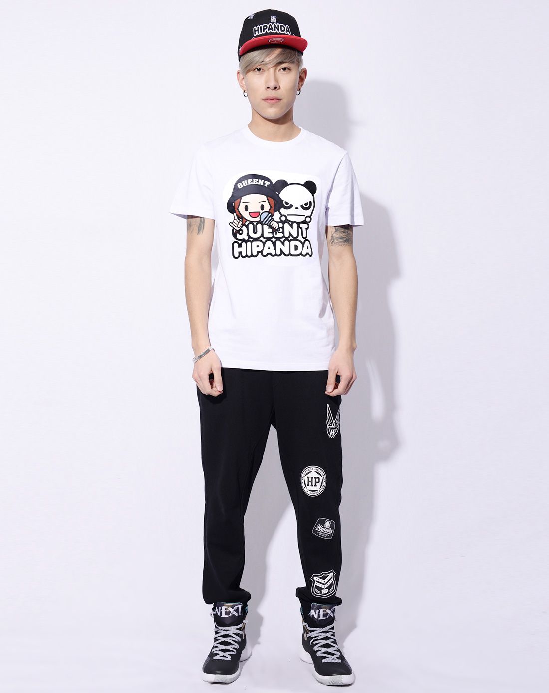 hipanda男女装男款白色可爱百搭短袖t恤4161111992800_唯品会