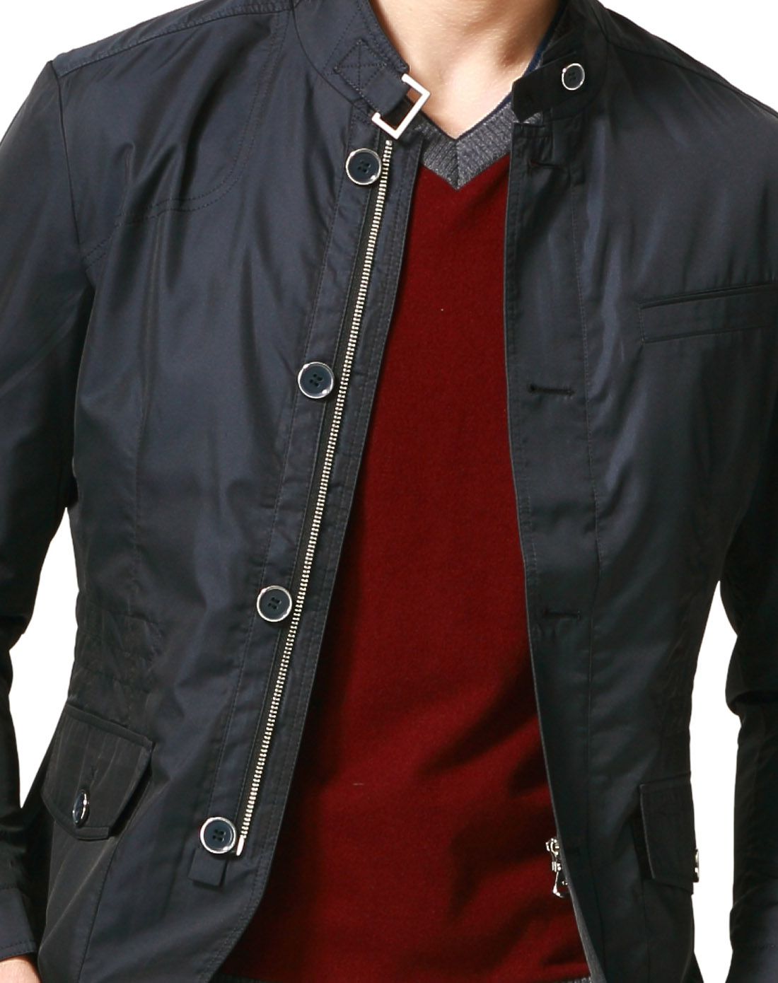 男士休闲复古夹克