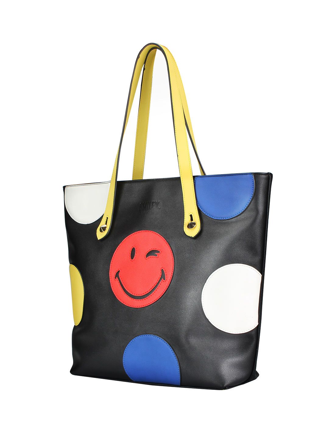 微笑宝贝smiley家居用品专场糖果笑脸单肩包(黑)qk-bd575_唯品会