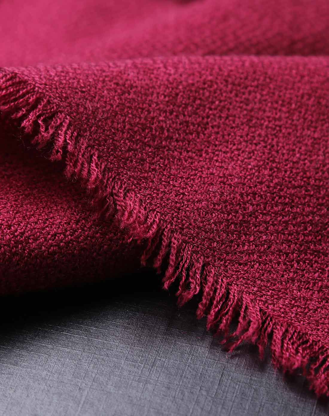 围尚 你的女人味真享 40支丝光毛橘纹素色披肩1724