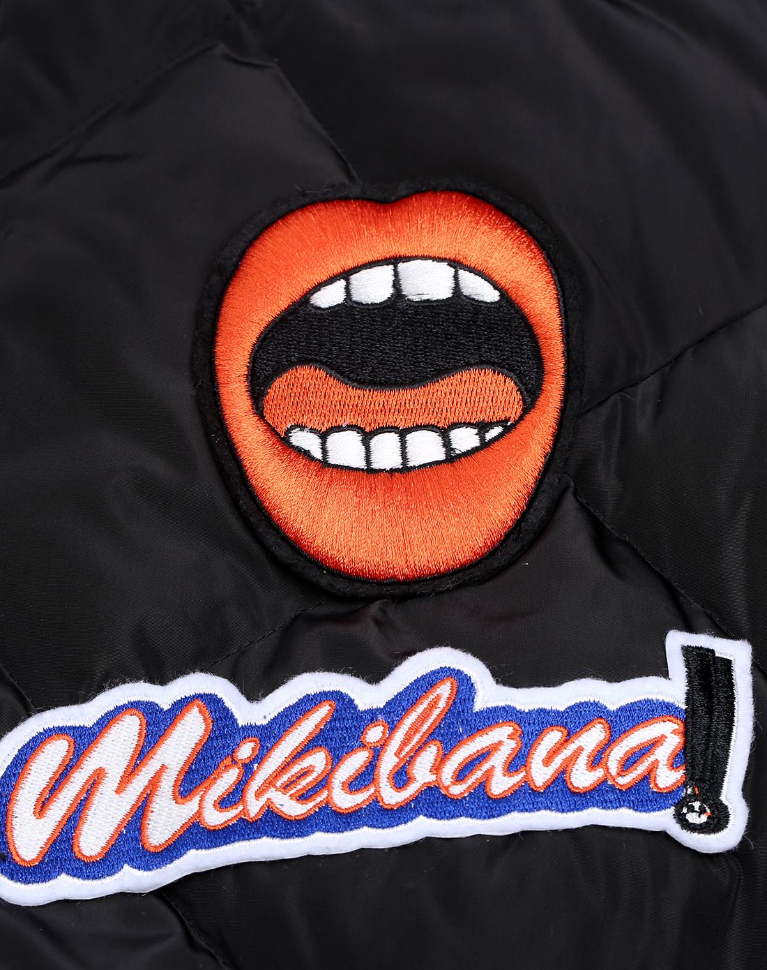 mikibana长款波普印花加厚羽绒服