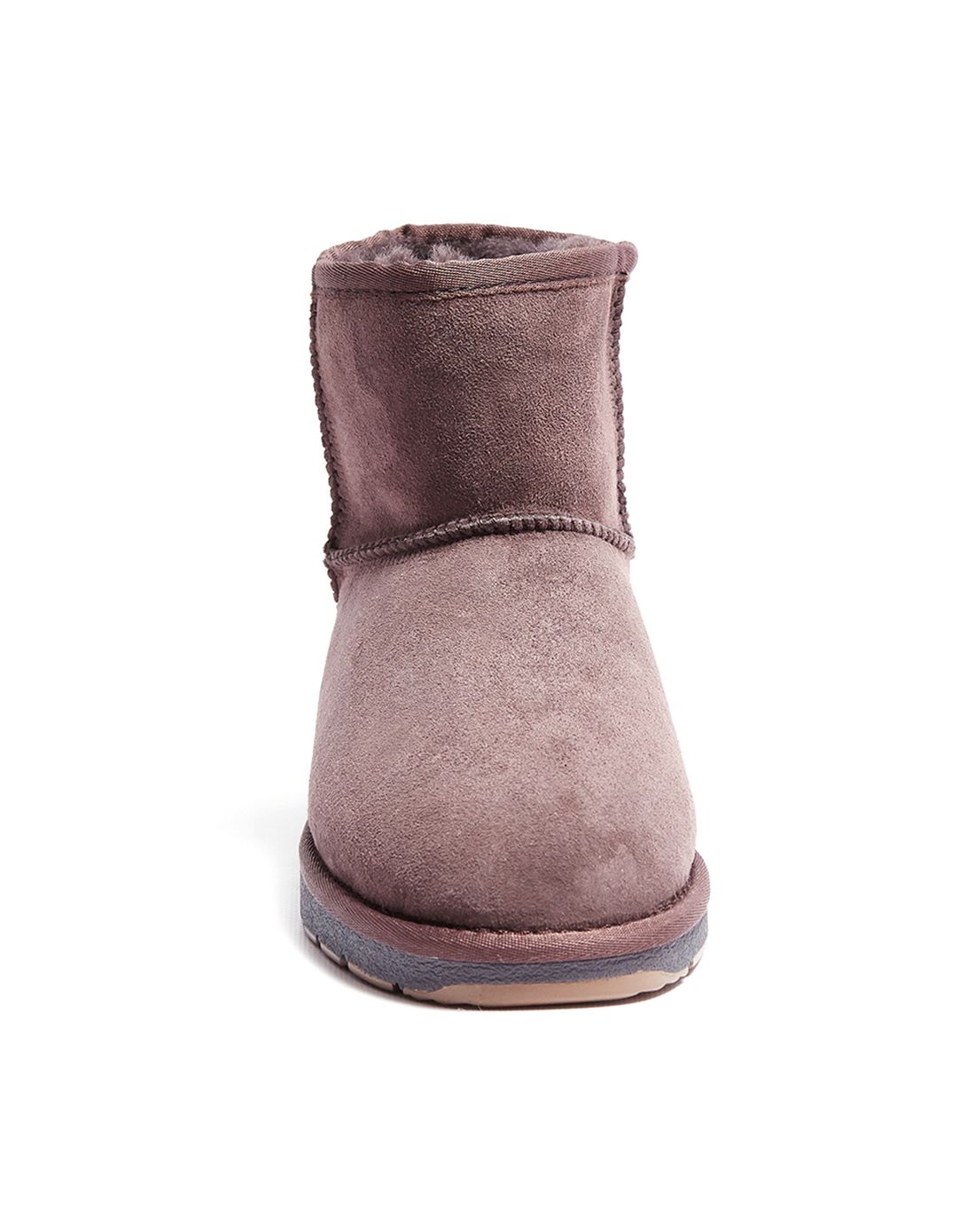 shearers ugg 澳大利亚羊皮羊毛一体 mini版 雪地靴 咖啡色