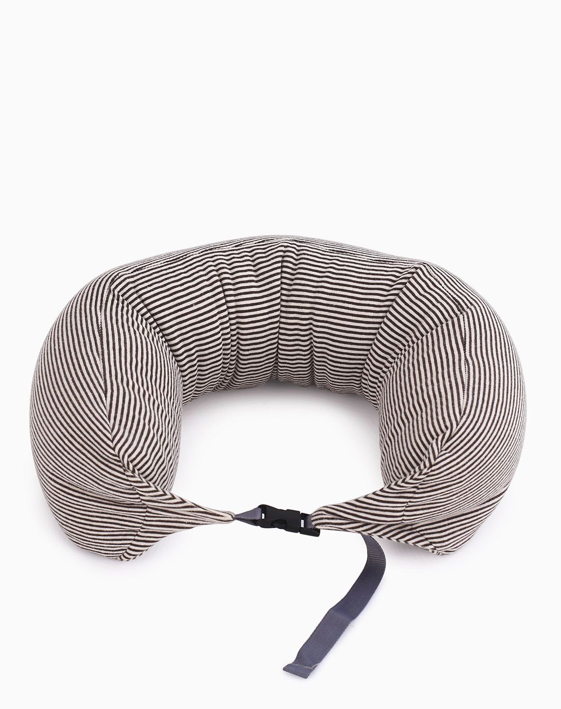 紫灰u型微粒子飞机枕颈部靠枕