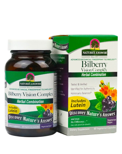 美国nature's answer 越橘益视复合胶囊 60粒/盒