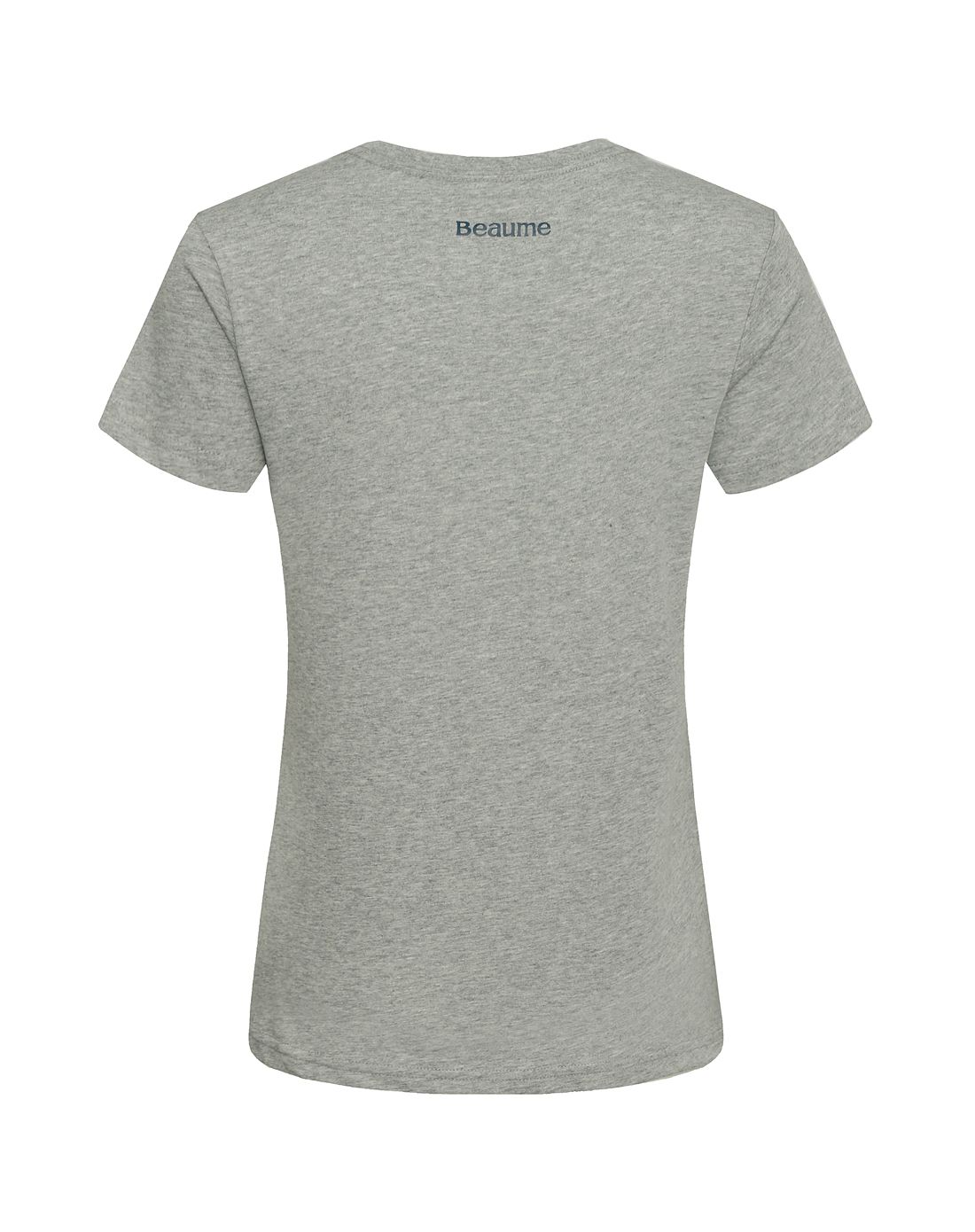 女款麻灰短袖圆领t恤 logo印花feb52164麻灰色_唯品会