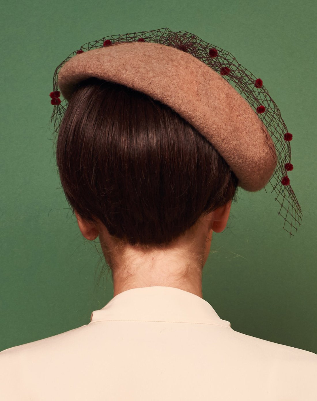 网纱画家帽贝雷帽