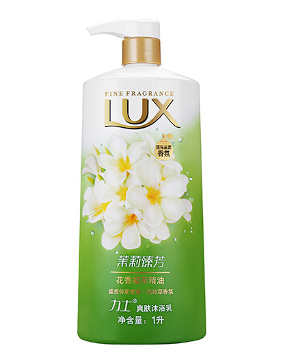 力士lux 沐浴露(乳)爽肤茉莉臻芳1l