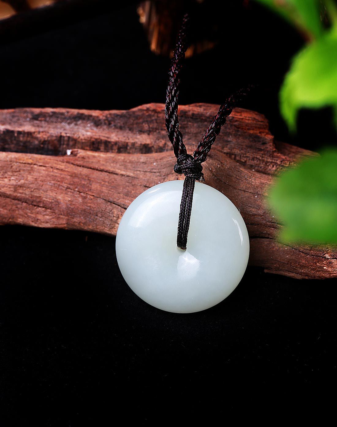 filial&love 和田玉吊坠 平安扣