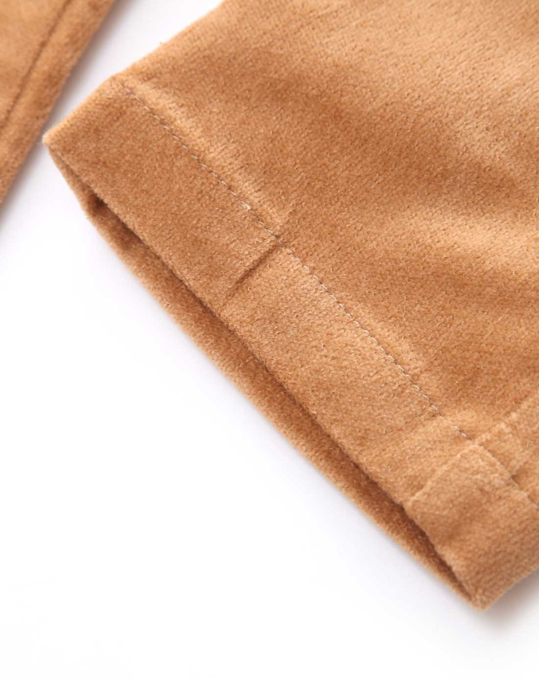 男童驼色纯色休闲长裤