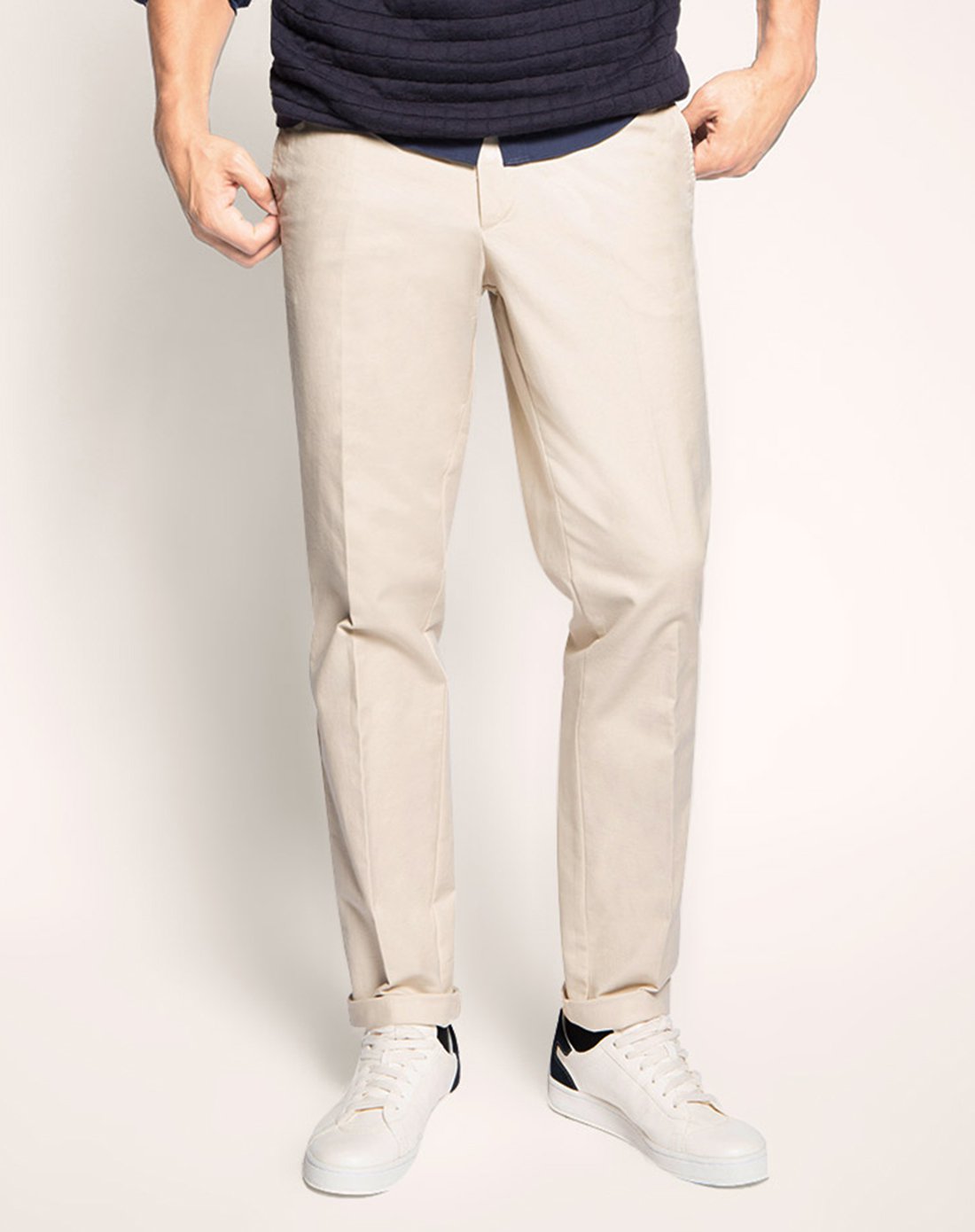 esprit时尚男士 时尚款休闲长裤075eo2b008290_唯品会