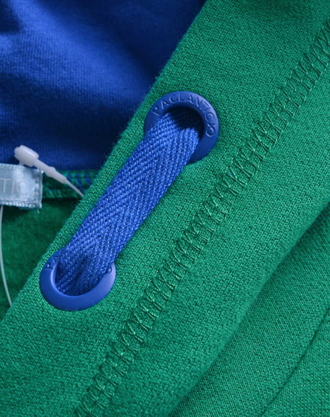 玩转色彩丛林绿连帽套头衫