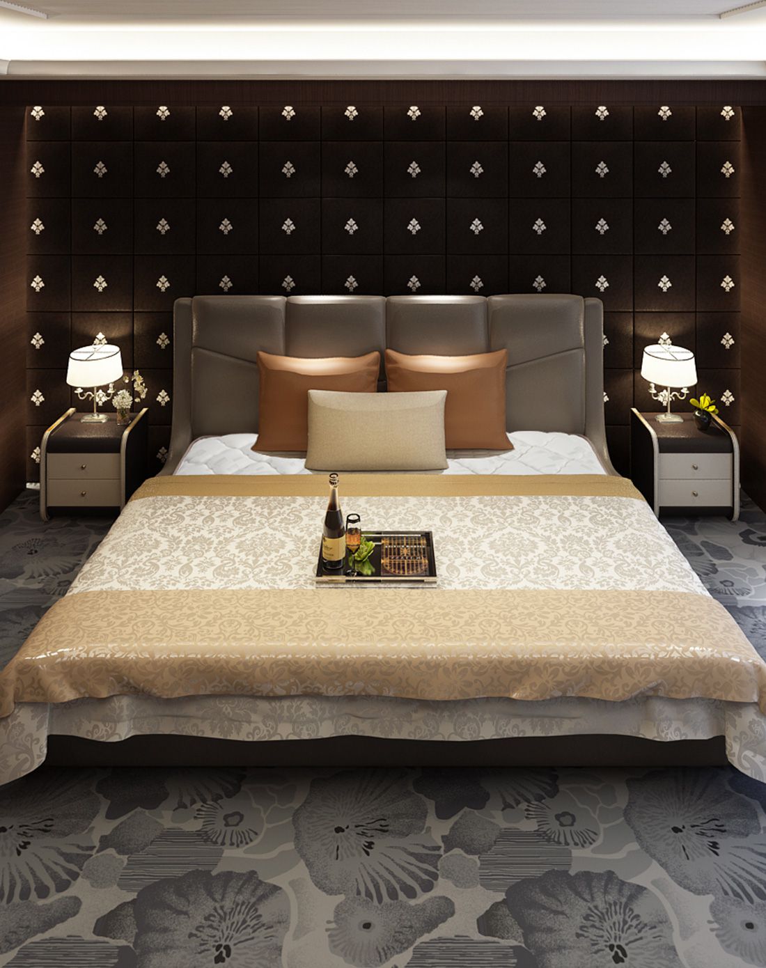 雅兰软床 seattle 真皮软床双人床排骨床架皮艺床