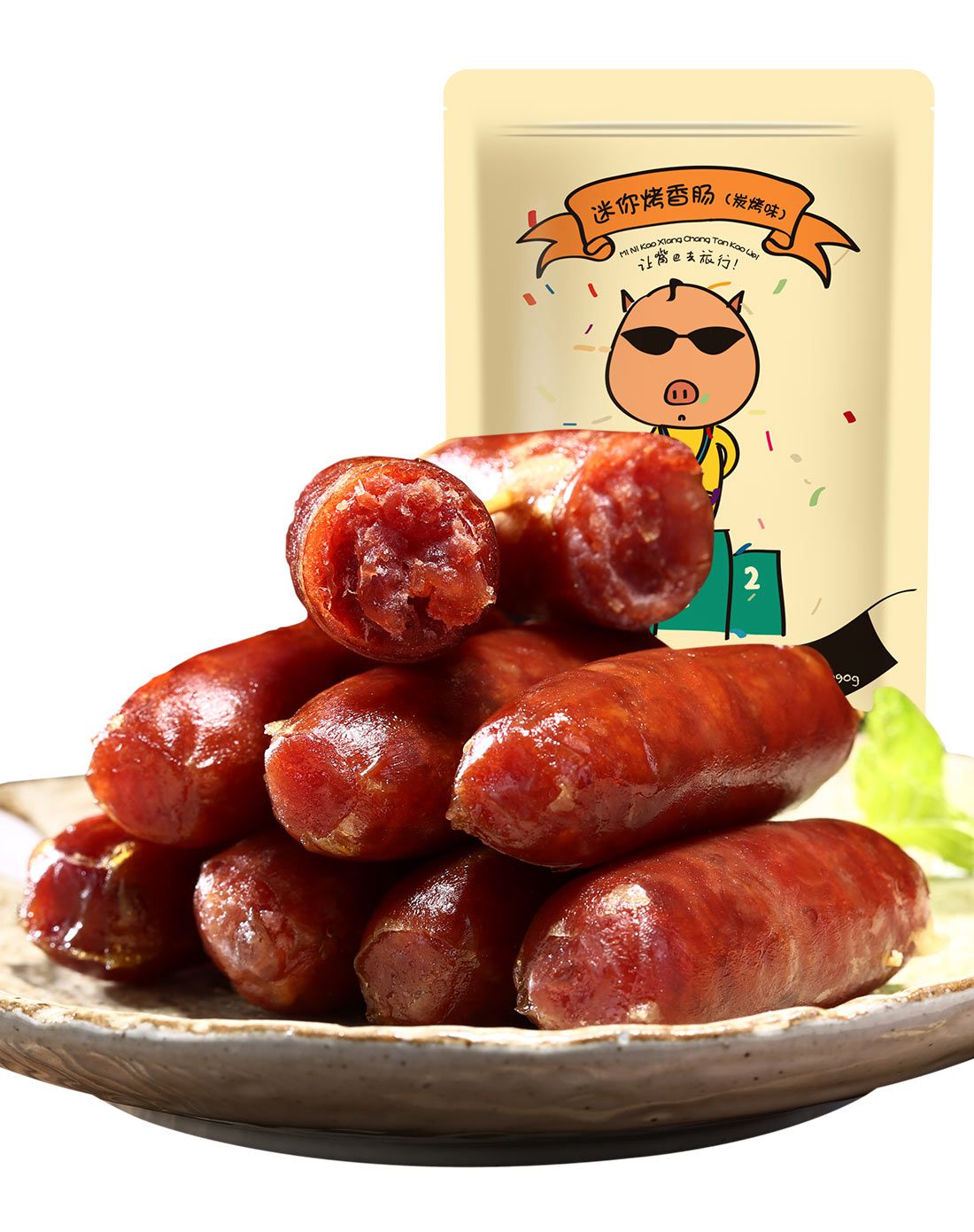 良品铺子 迷你烤香肠炭烤味290g/袋