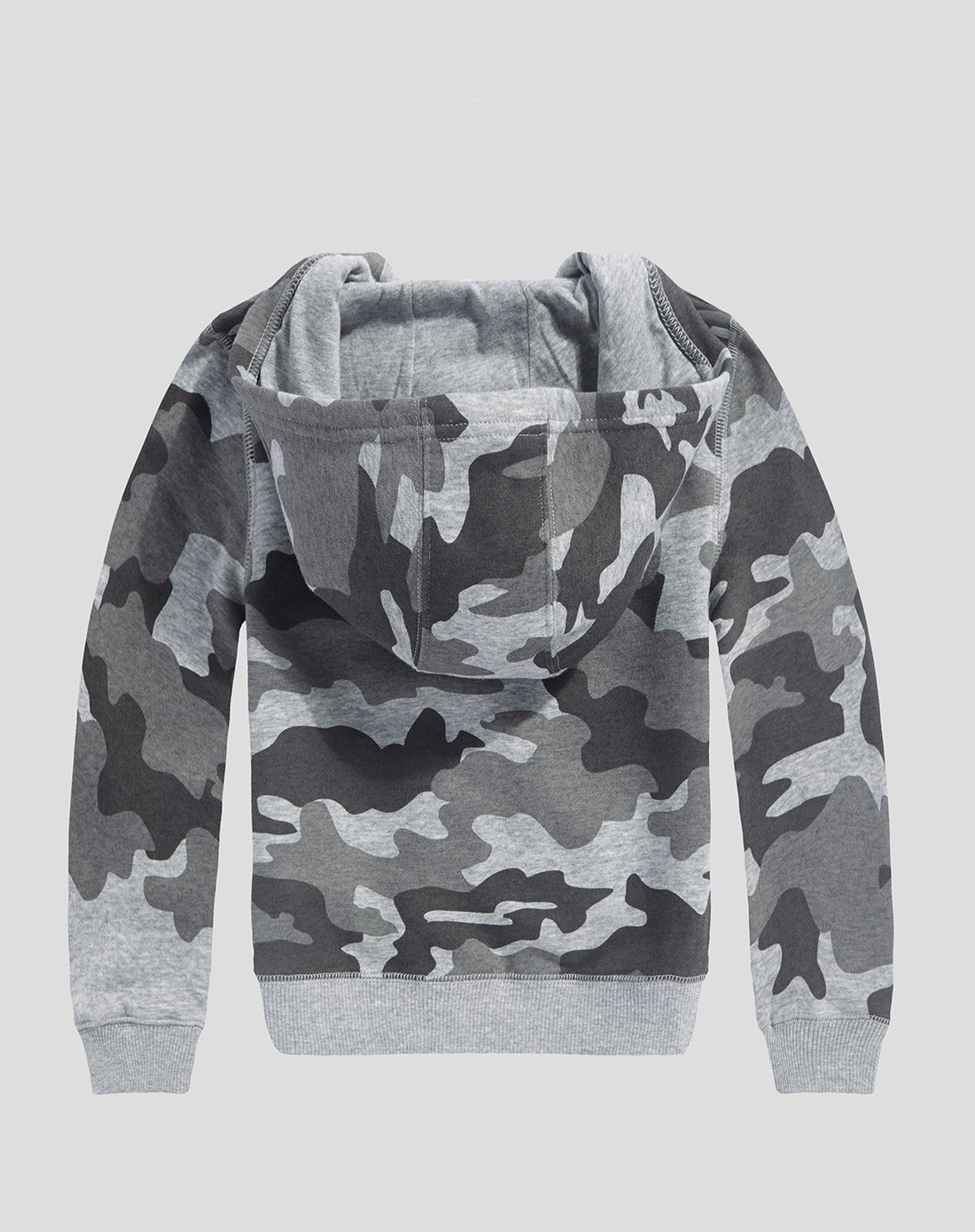 levis 男童灰色迷彩开襟卫衣