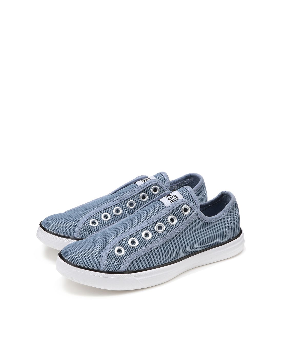 轻便透气 中性款灰蓝色低帮休闲鞋 匡威converse