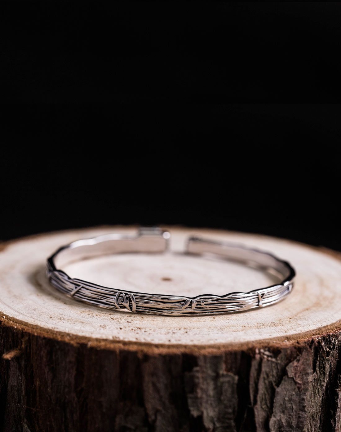 设计师原创《纸》925银手镯