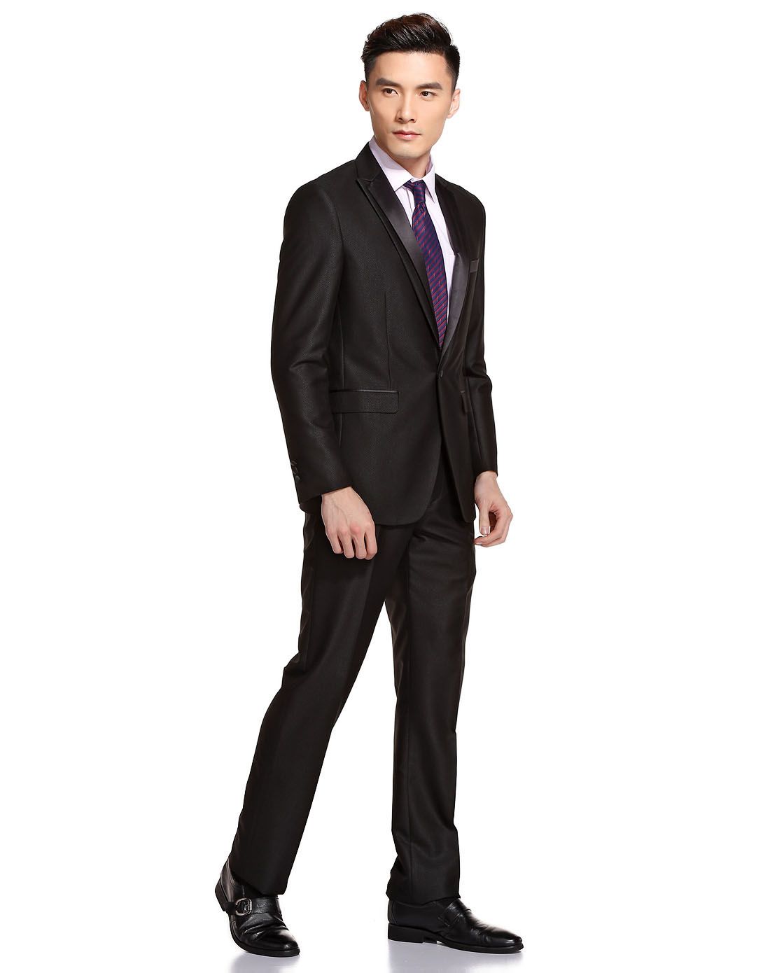 黑色礼服款帅气西服套装