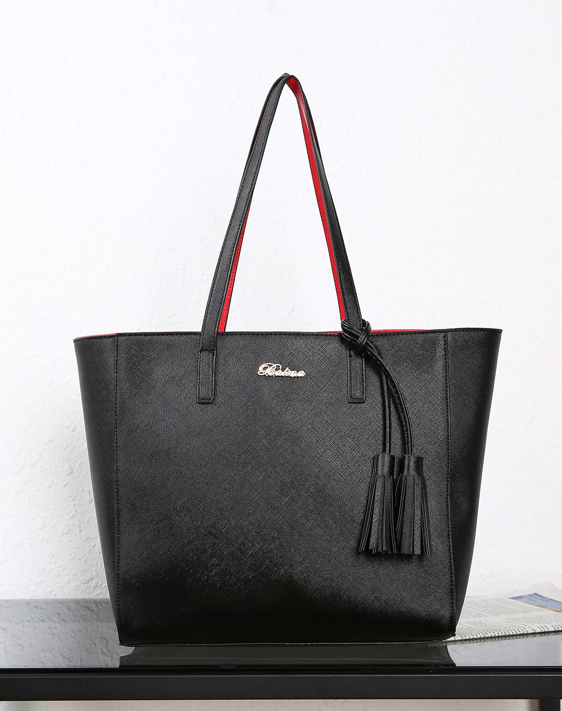 carlton london鞋包新品简约纯色手提/单肩包clb06af006801_唯品会