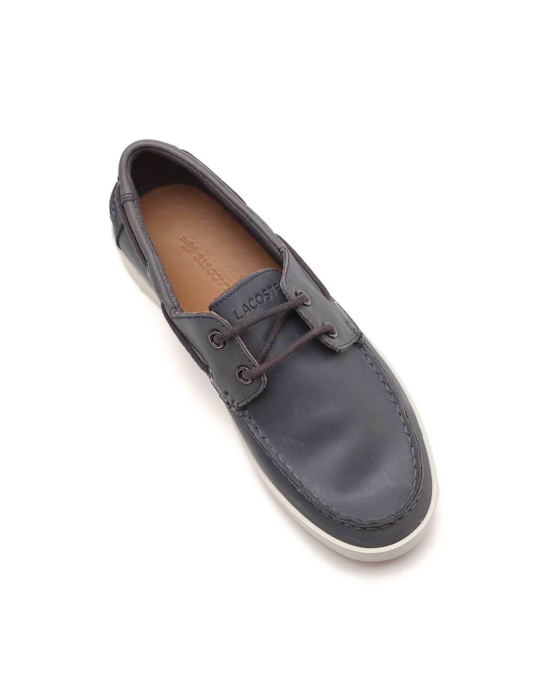 鳄鱼lacoste男女鞋包配件专场深灰蓝色潮流帅气帆船休闲鞋m2113r120i1