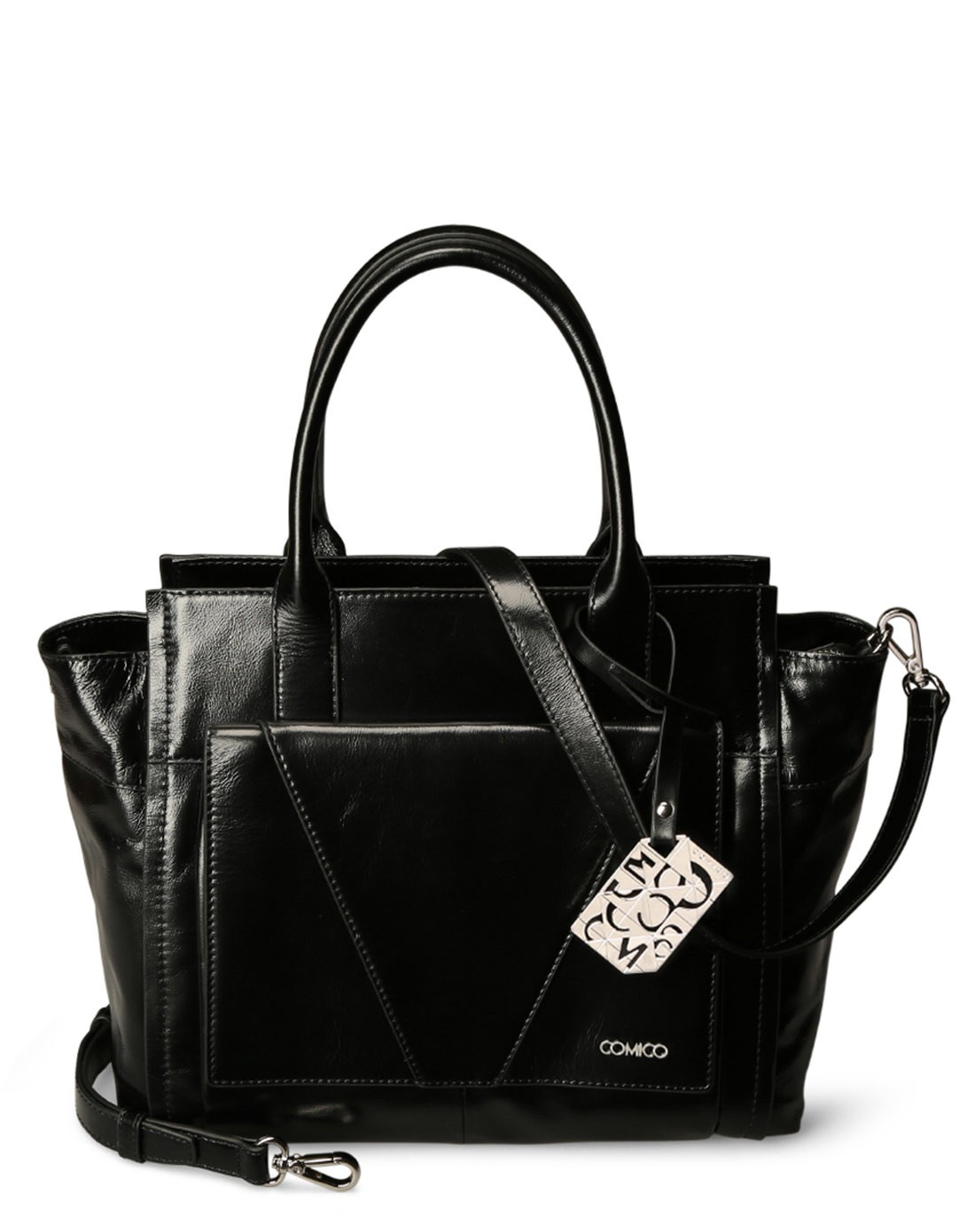 comico高美高女款黑色时尚翅膀包c4988