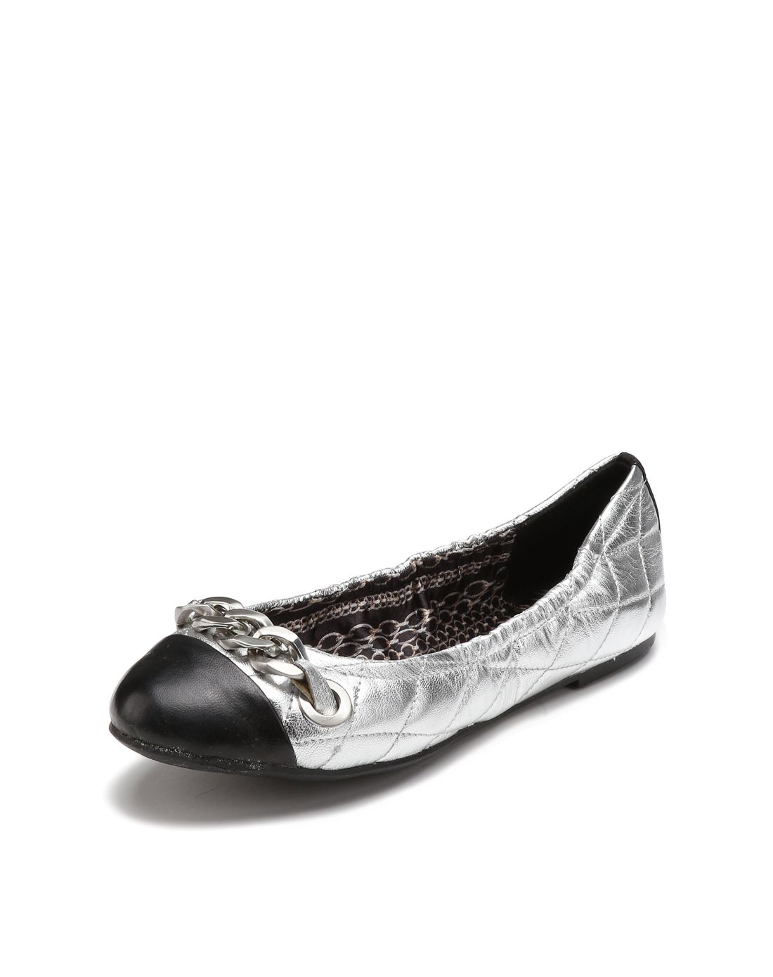 银色淑女百搭单鞋