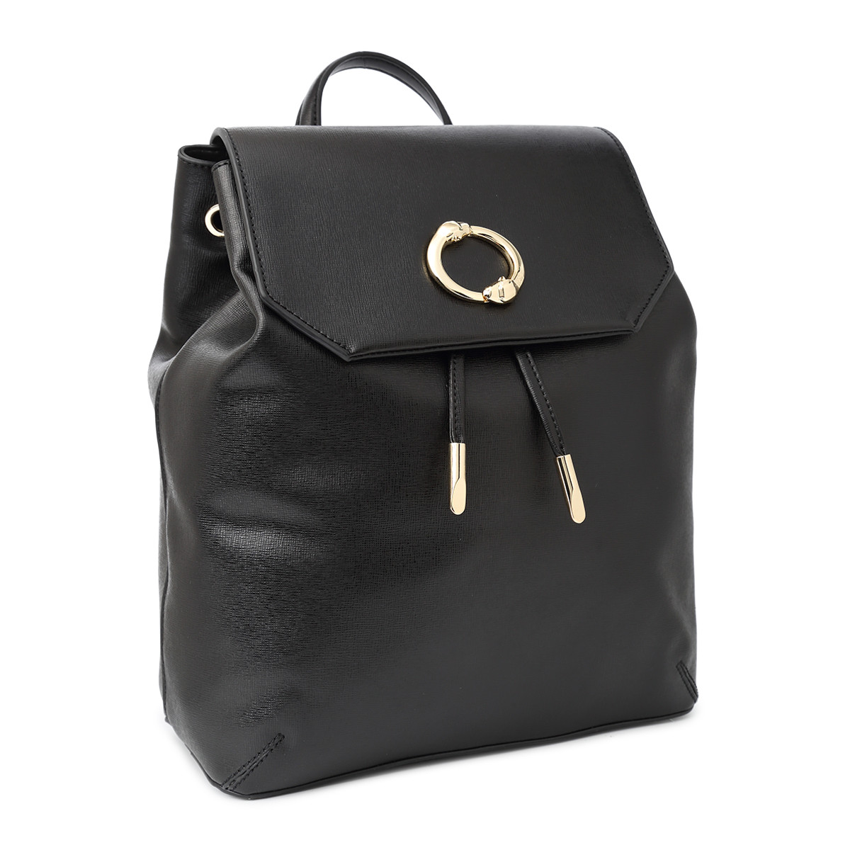 女士压印双头蛇小牛皮双肩包