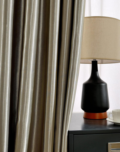 纯色心情银灰色窗帘300x270cm两片