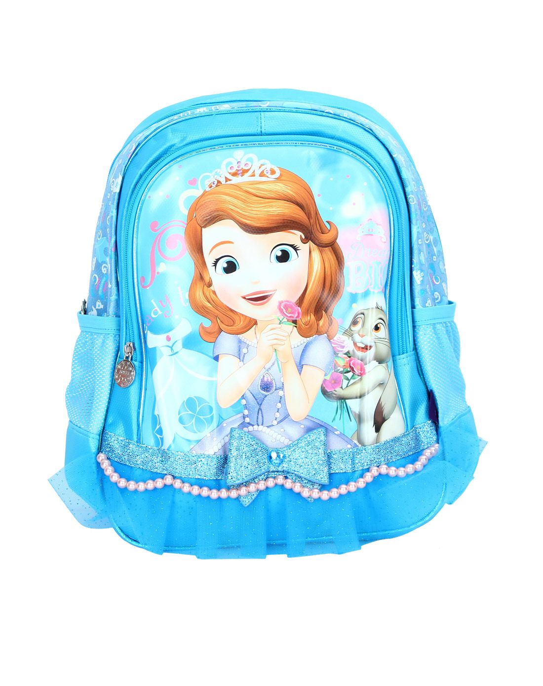 迪士尼disney蓝色女童小公主儿童书包