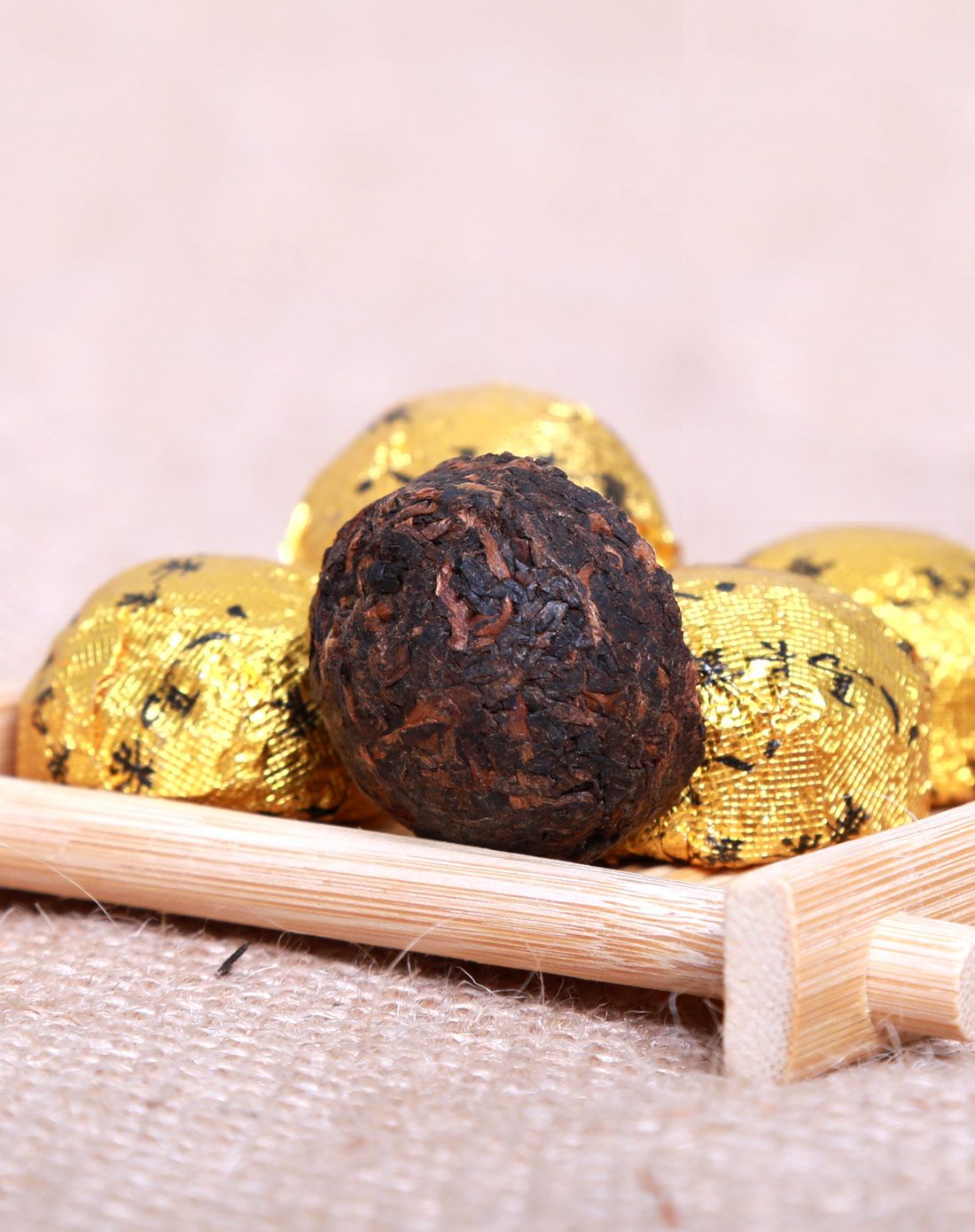 (2件起售)云南熟茶普洱迷你小金沱72g