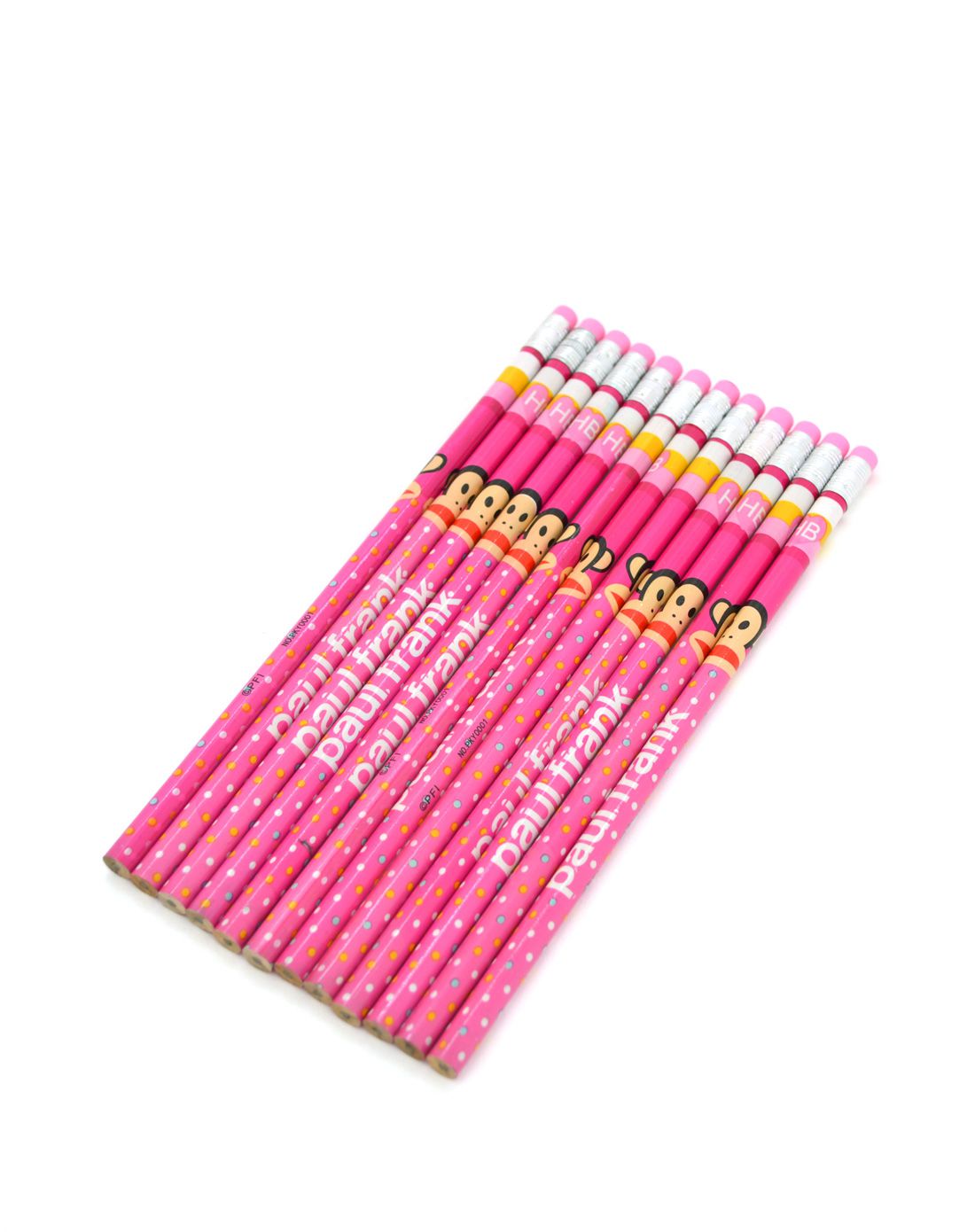 (两件起售)paul frank粉/蓝色女童12支装圆形铅笔