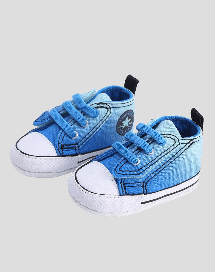 converse 男新生儿蓝色婴幼儿布鞋