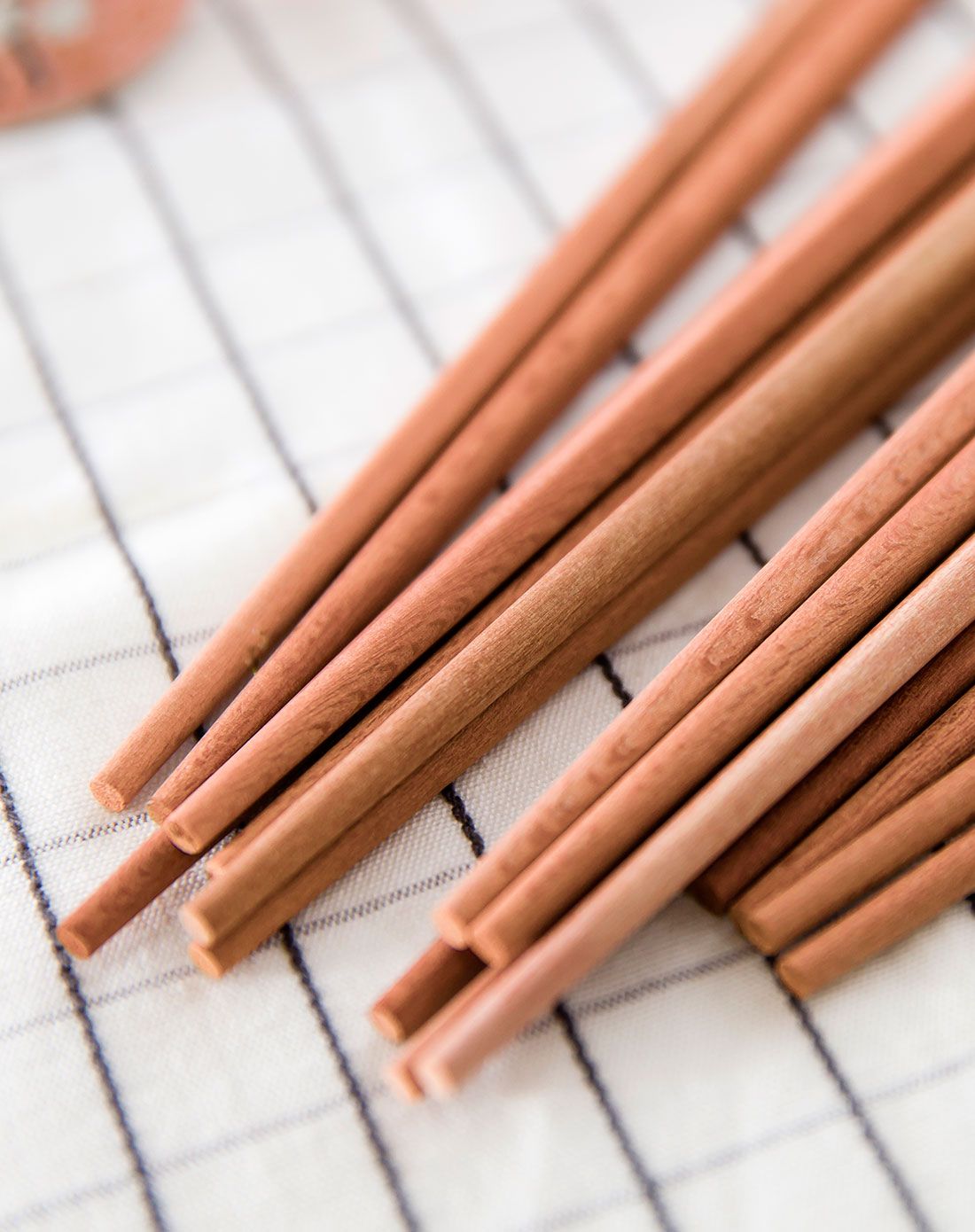 家用无漆红豆杉筷子10双