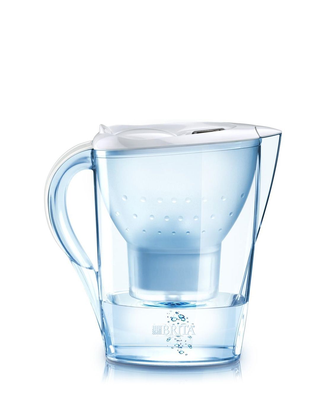 > 碧然德brita滤水壶marella3.5l白色(包括一个滤芯)