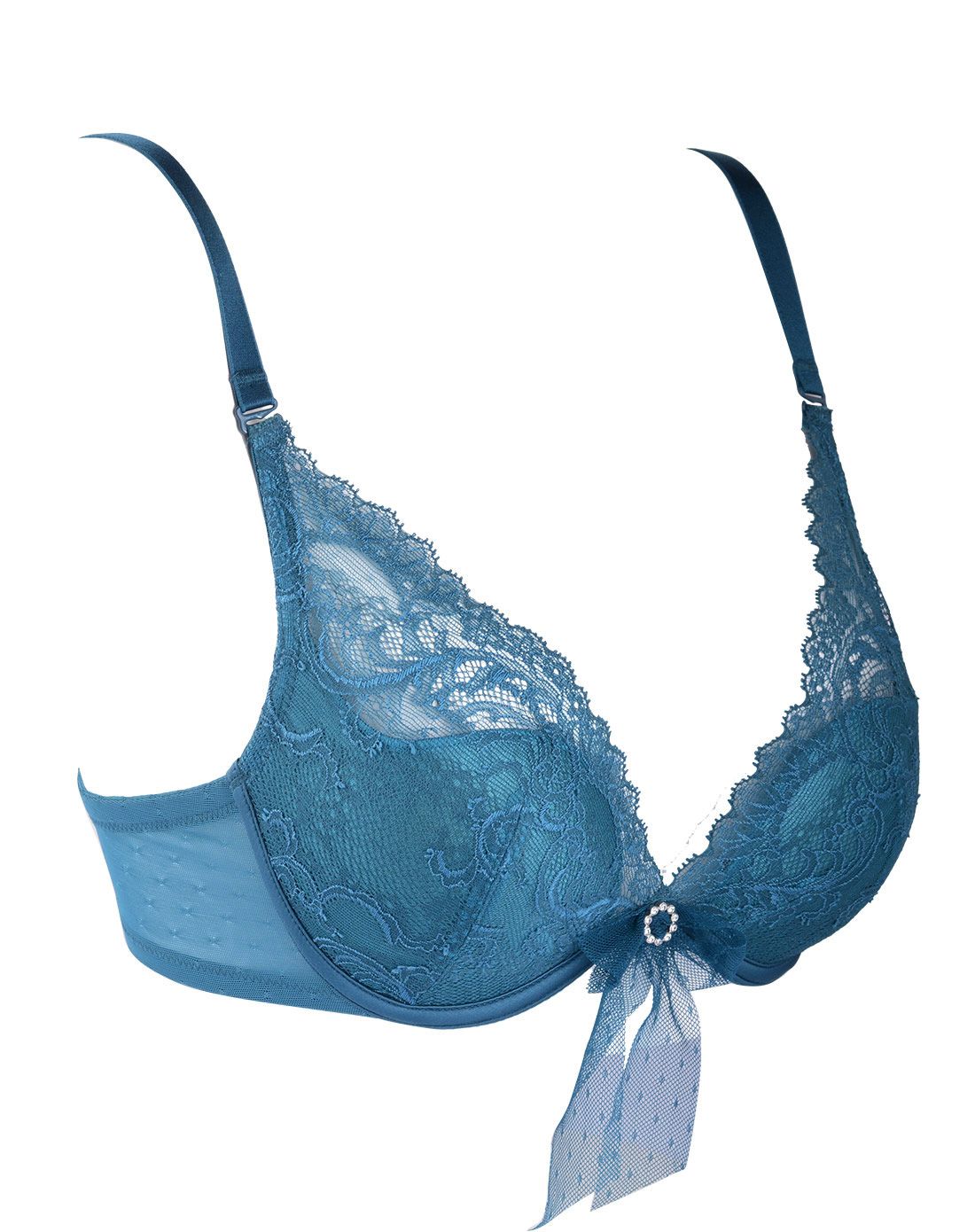 安莉芳蕾丝深v水滴杯聚拢性感文胸