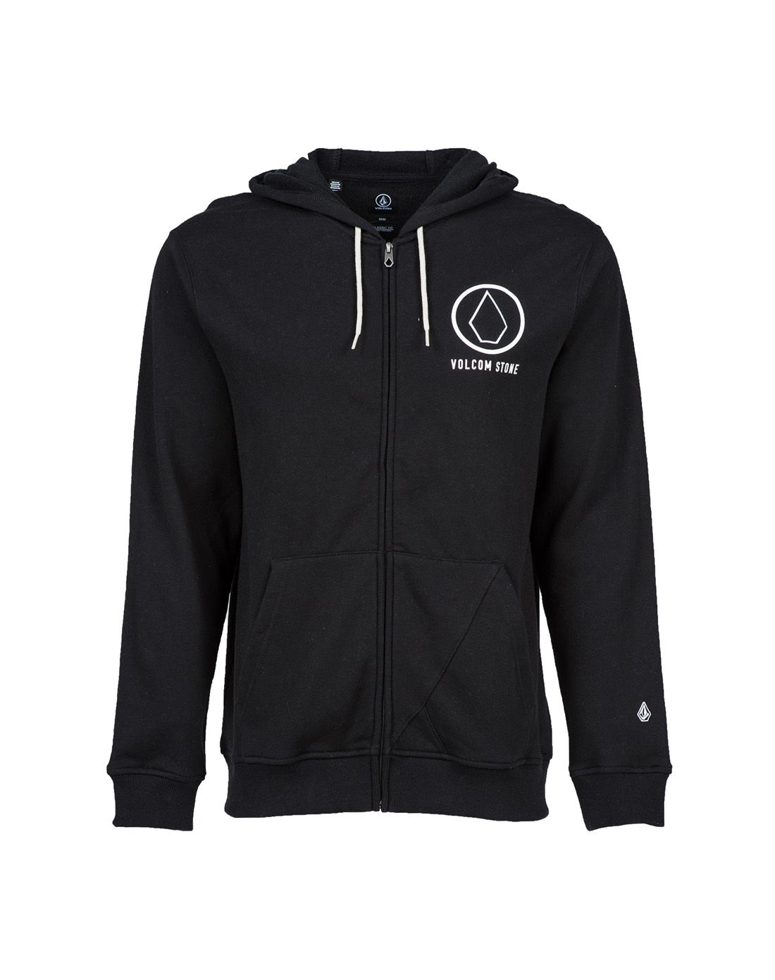 volcom男款黑色个性街头时尚长袖卫衣
