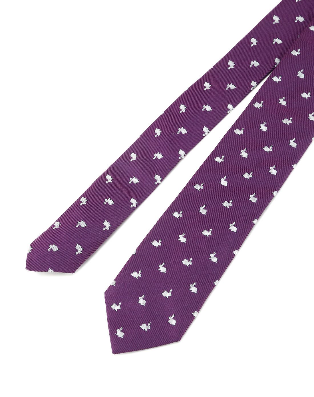 男款紫色百搭阳光领带