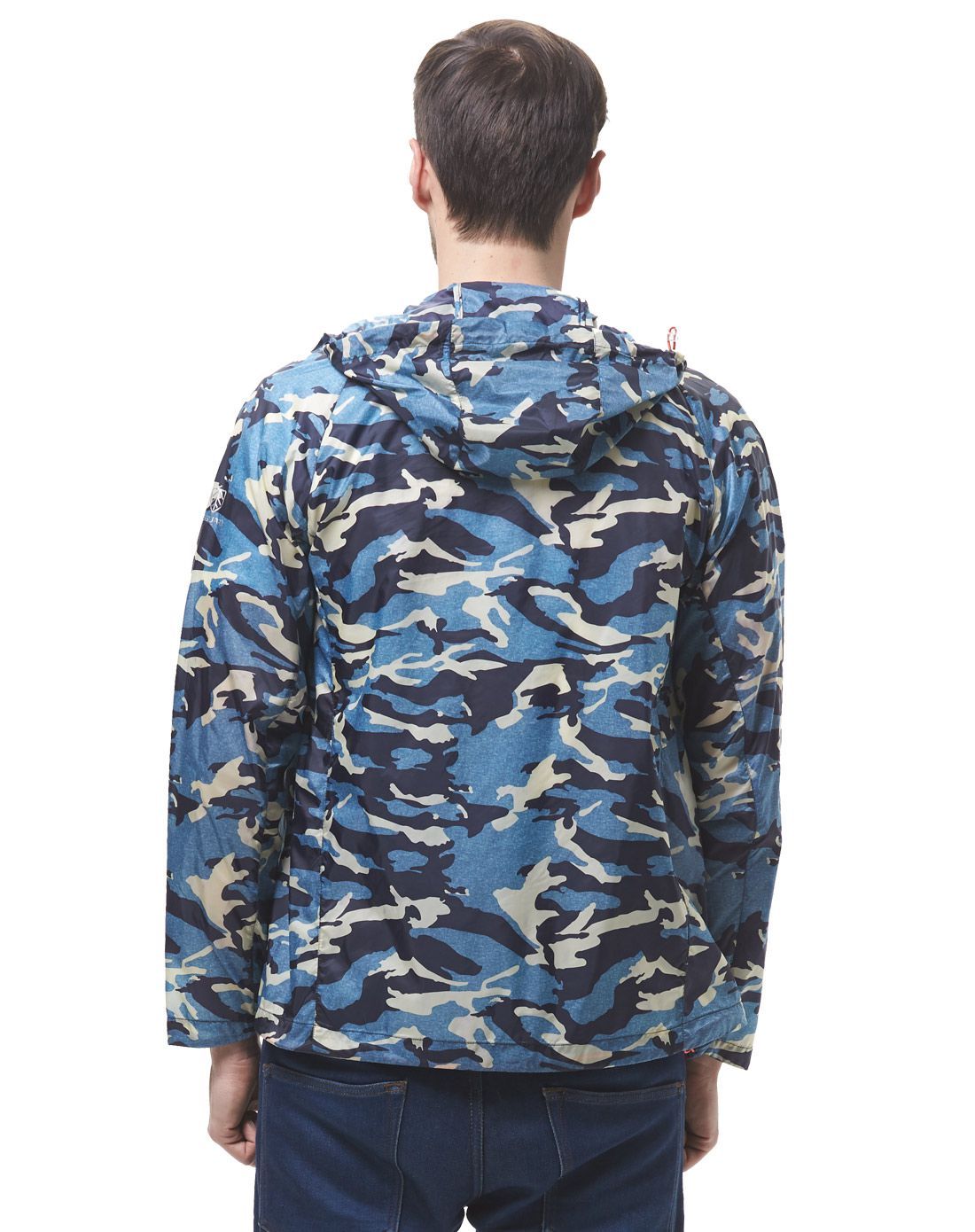 商场同款 男款蓝灰迷彩防晒衣 防晒透气