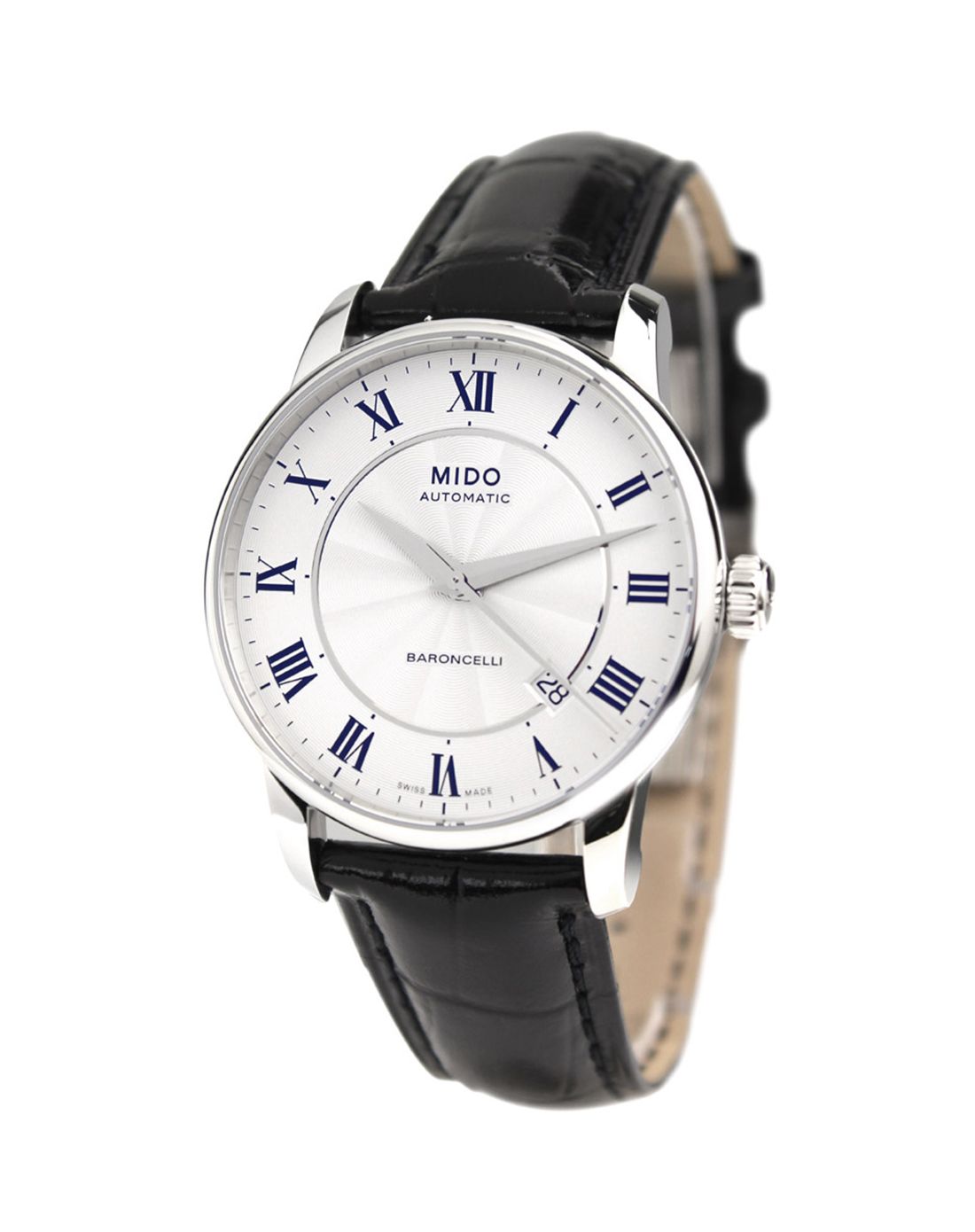 美度mido 贝伦赛丽系列自动机械银色男表m8600.4.21.