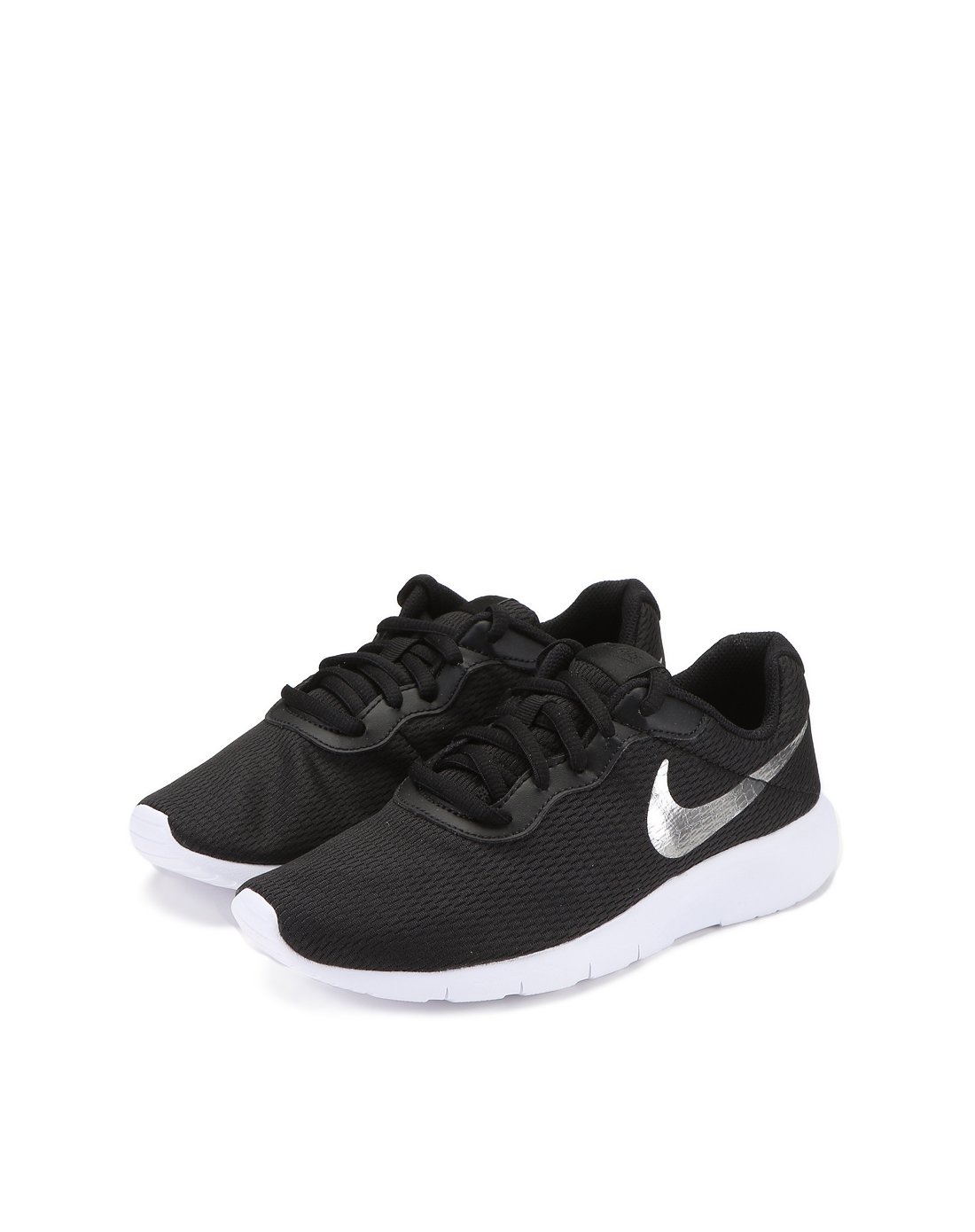 耐克nike tanjun(gs) 透气轻便 男女童款运动鞋 黑色 4.5y